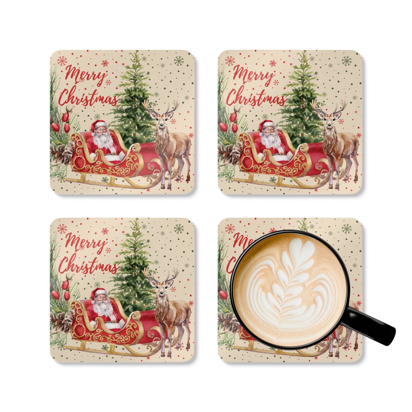 Christmas Coaster Set