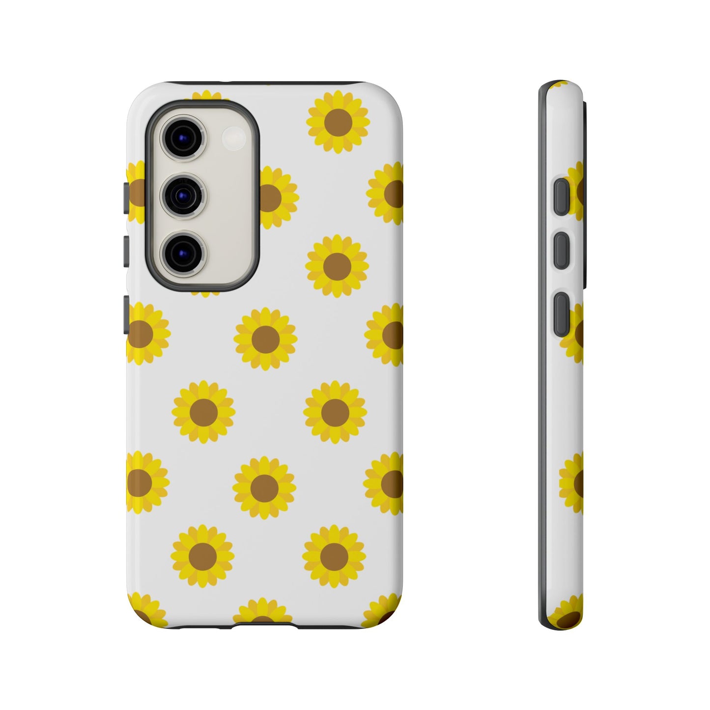 KC Kind Sunflower Phone Case in White