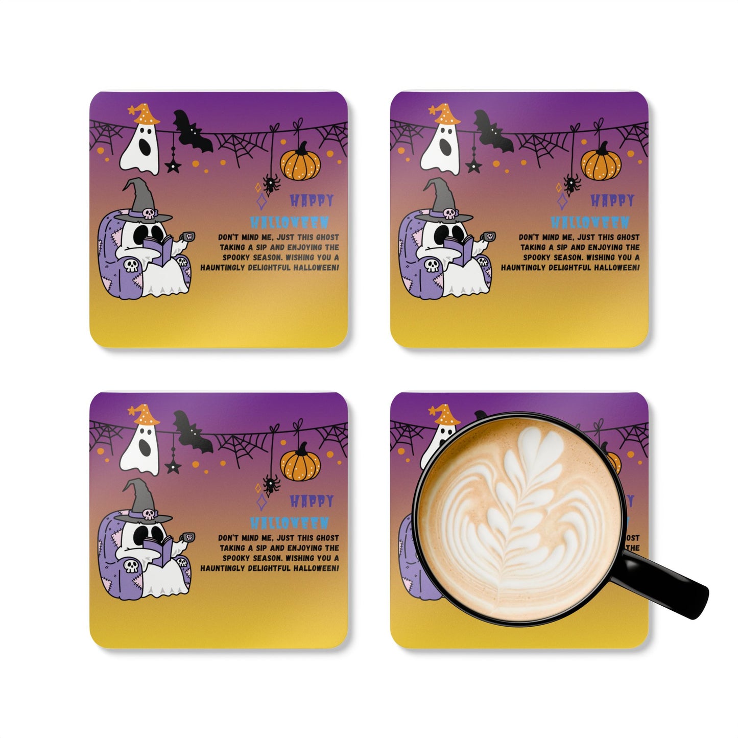 Coaster Set - Halloween Theme - Sit & Relax Collection