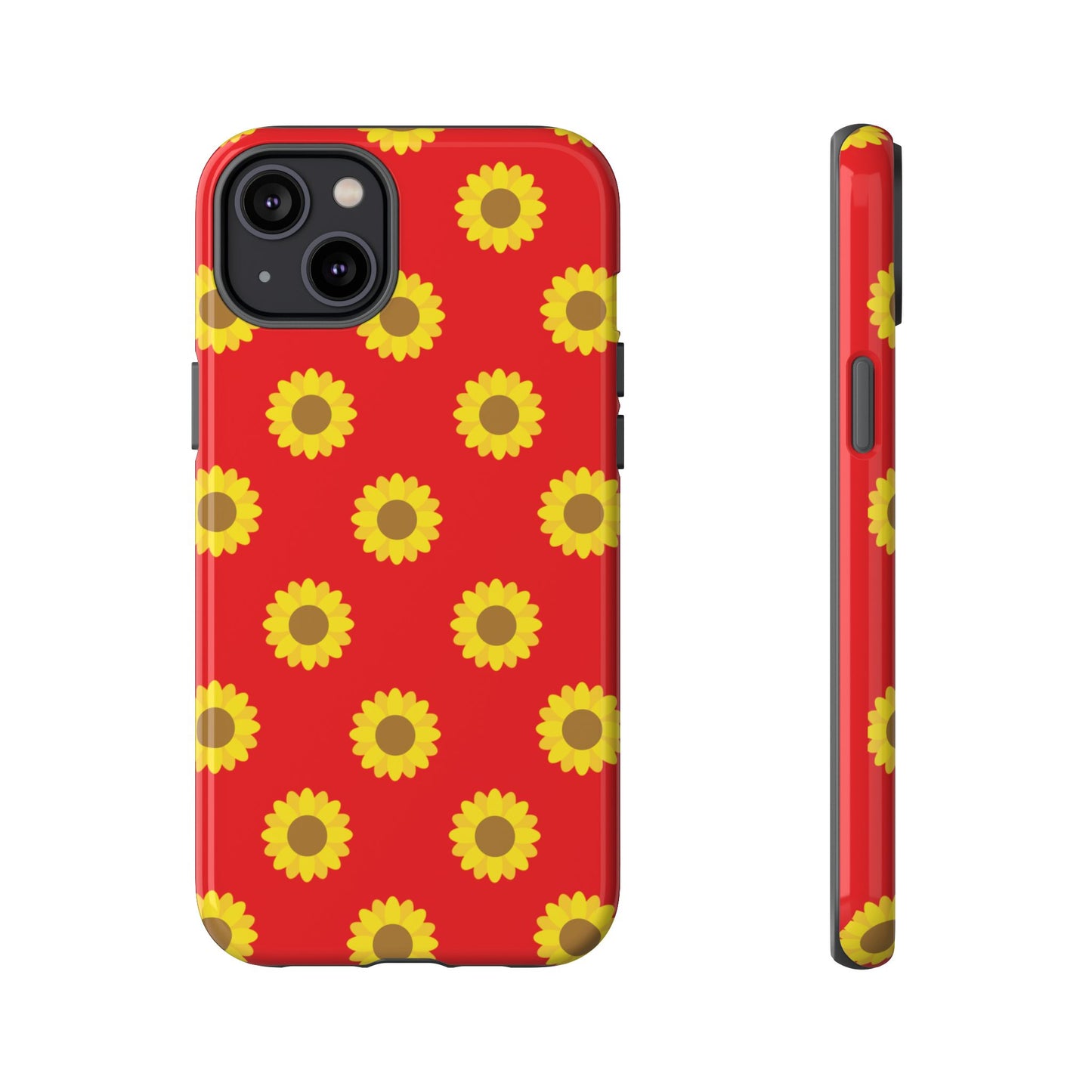 KC Kind Sunflower Phone Case in Red