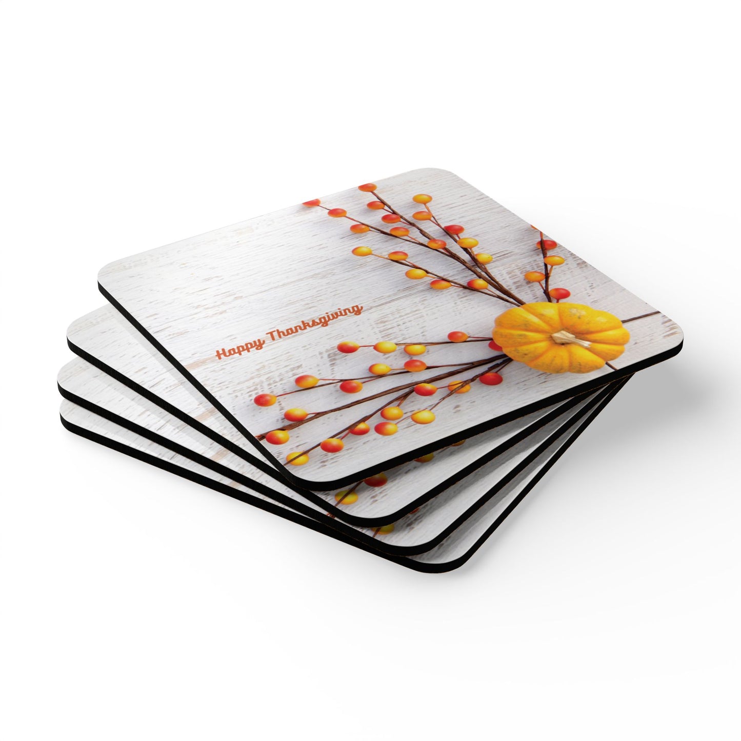 Coaster Set - Gratefull and Thankful Thanksgiving/Fall