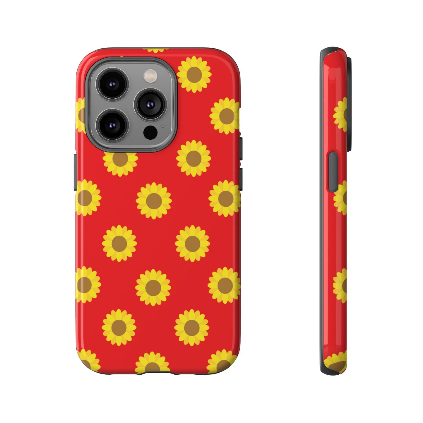 KC Kind Sunflower Phone Case in Red