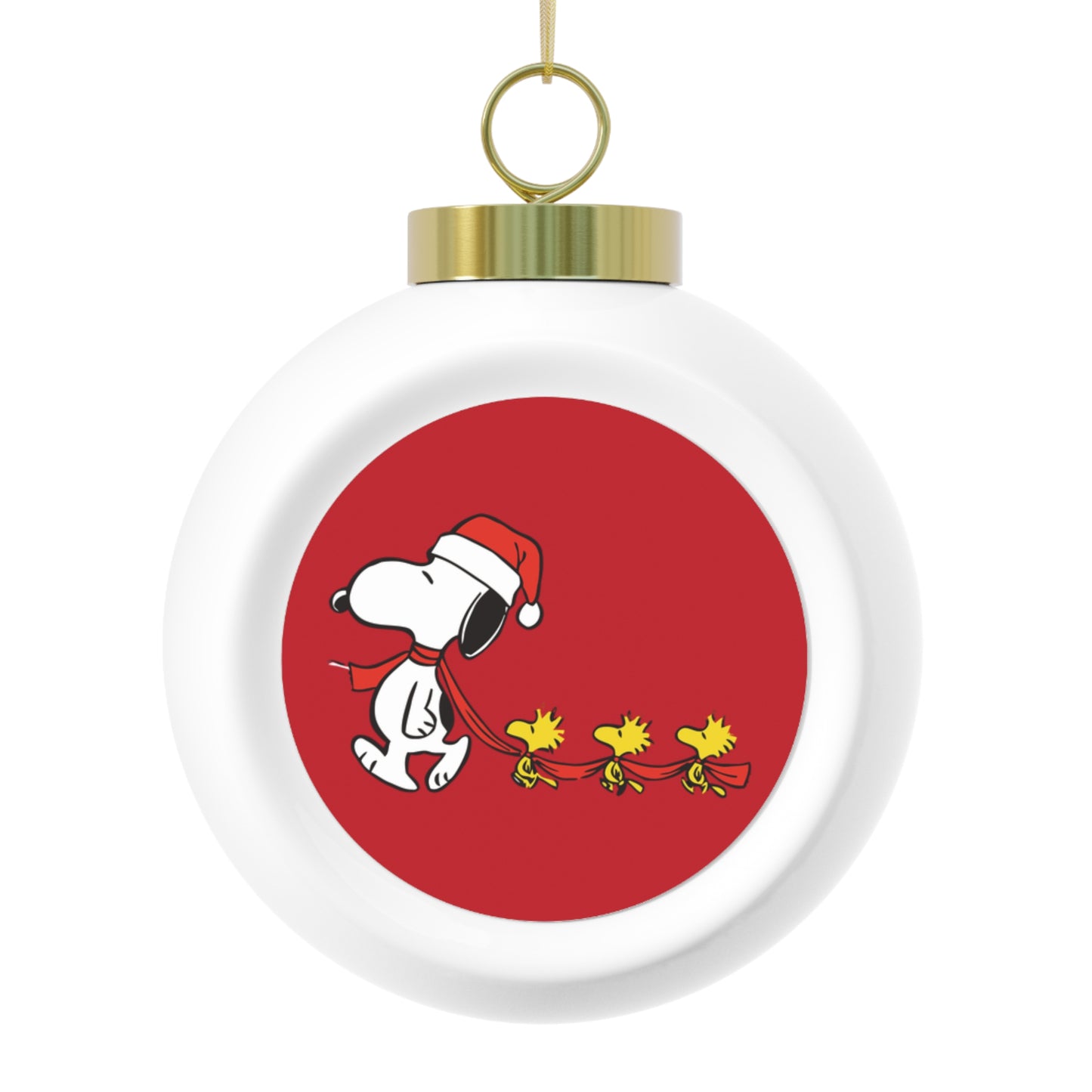 Christmas Ball Ornament — Custom Holiday Tree Ornament