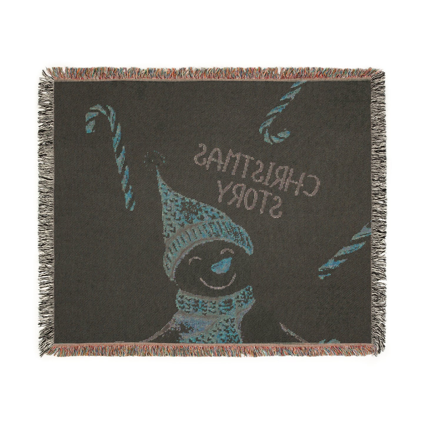 Snowman Holiday Woven Blanket- Throw