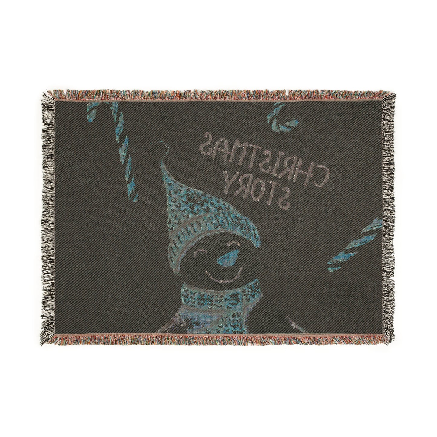 Snowman Holiday Woven Blanket- Throw