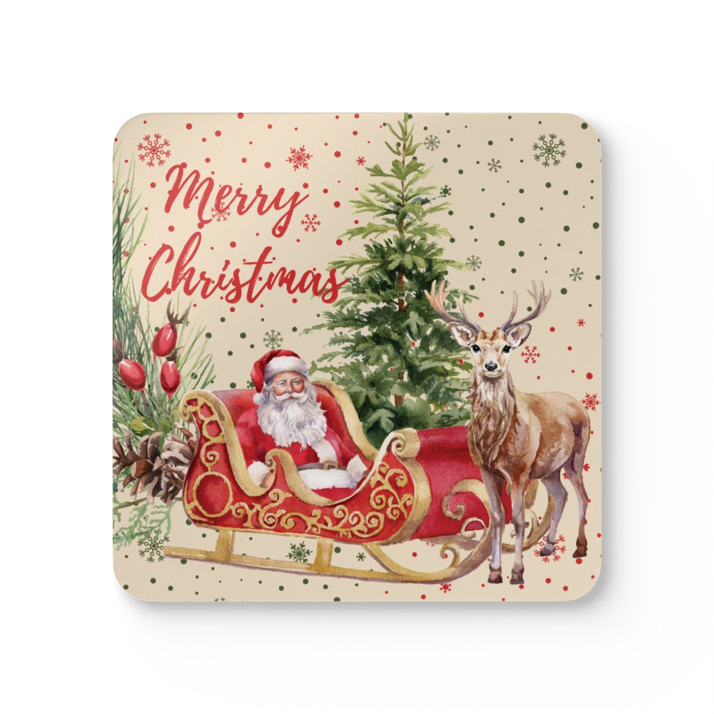 Christmas Coaster Set