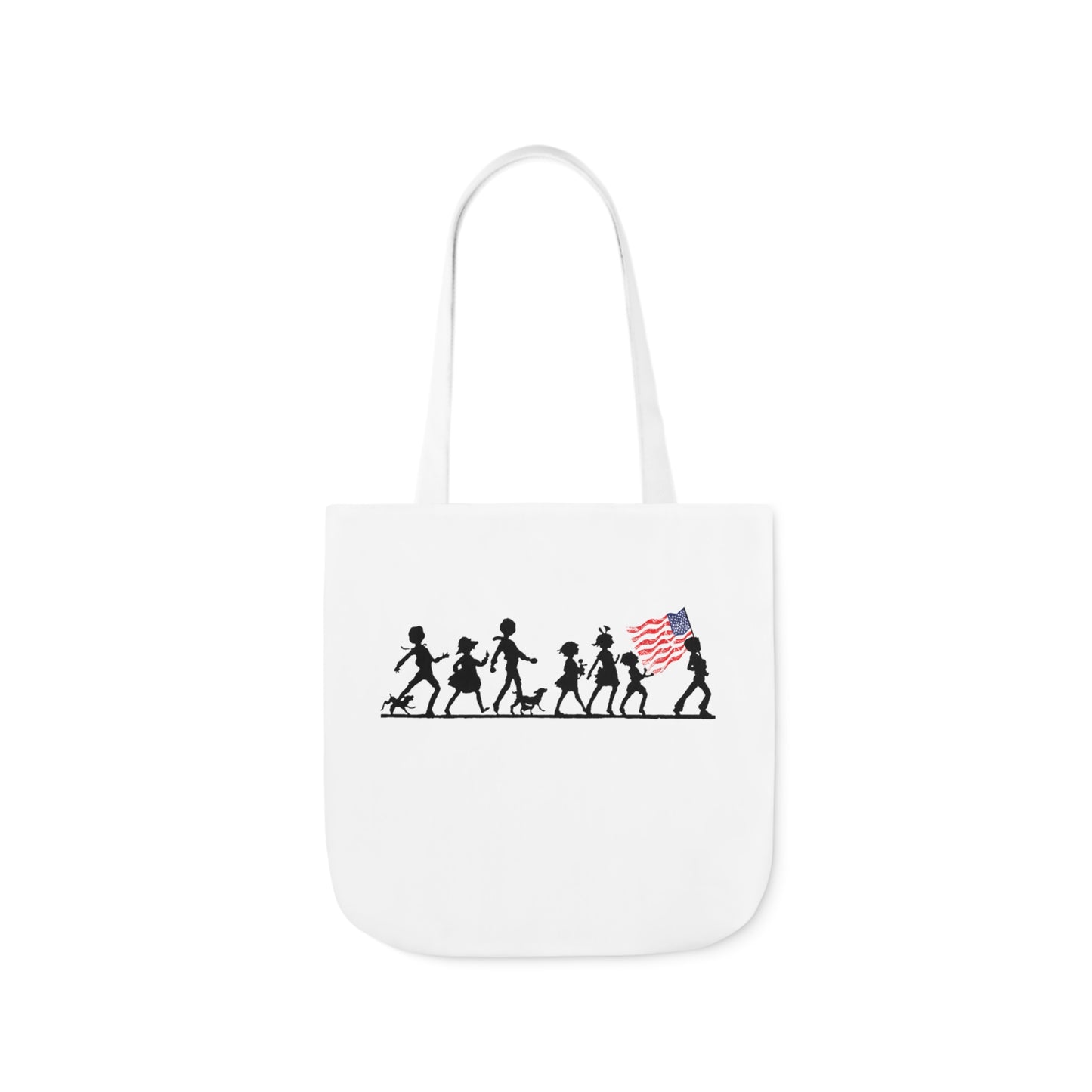 USA Patriotic Canvas Tote Bag for the Family