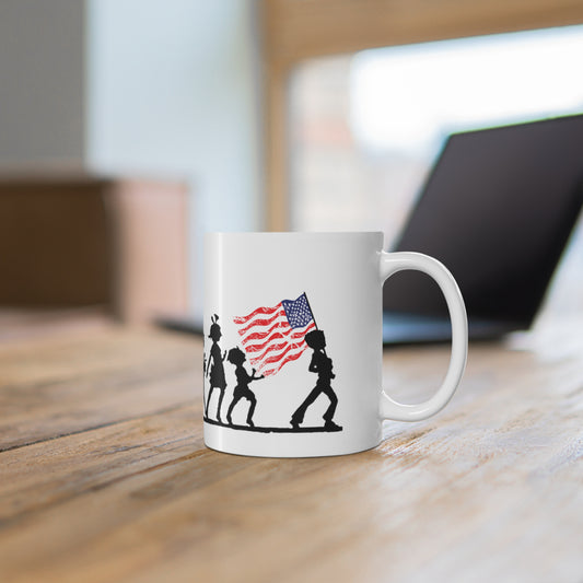 USA Patriotic Mug | Proud to be an American | Cute Patriotic Coffee Mug for Everyone