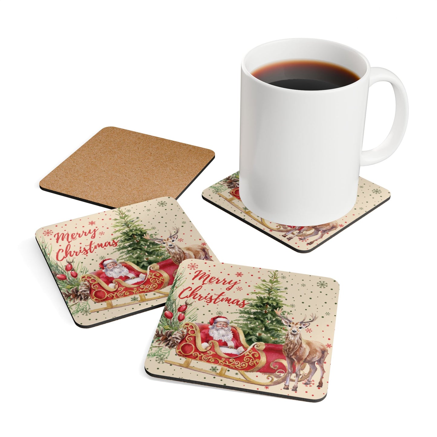 Christmas Coaster Set