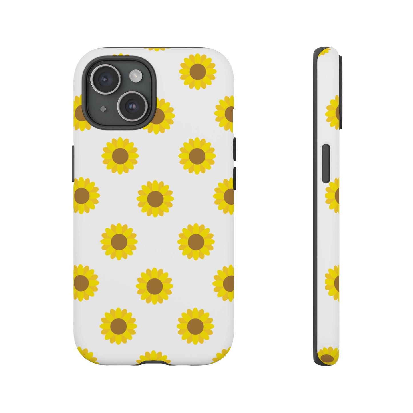 KC Kind Sunflower Phone Case in White