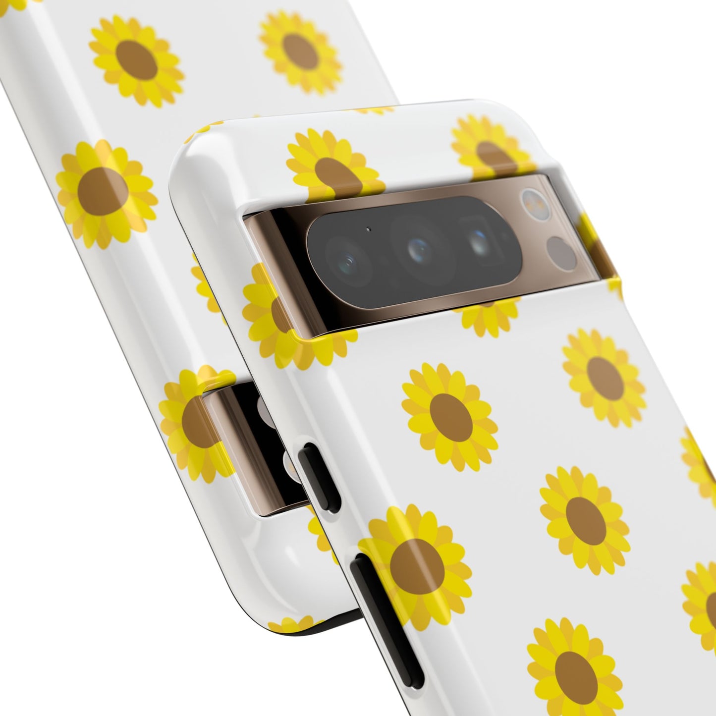 KC Kind Sunflower Phone Case in White