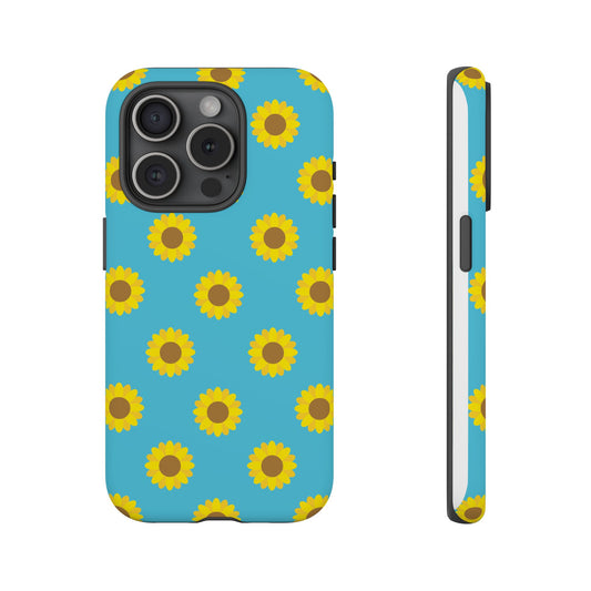 KC Kind Sunflower Phone Case in Blue