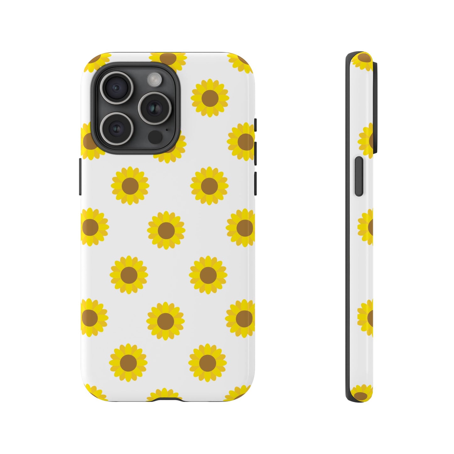 KC Kind Sunflower Phone Case in White