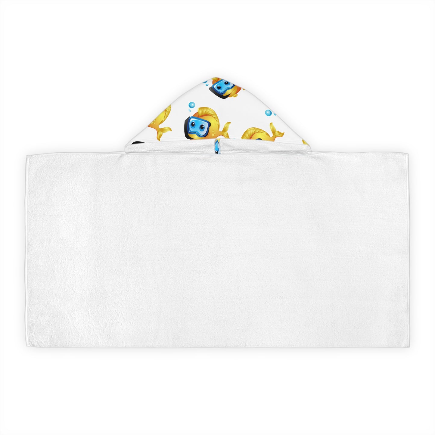 Kids Hooded Towel - Custom Shark Design for Beach Fun