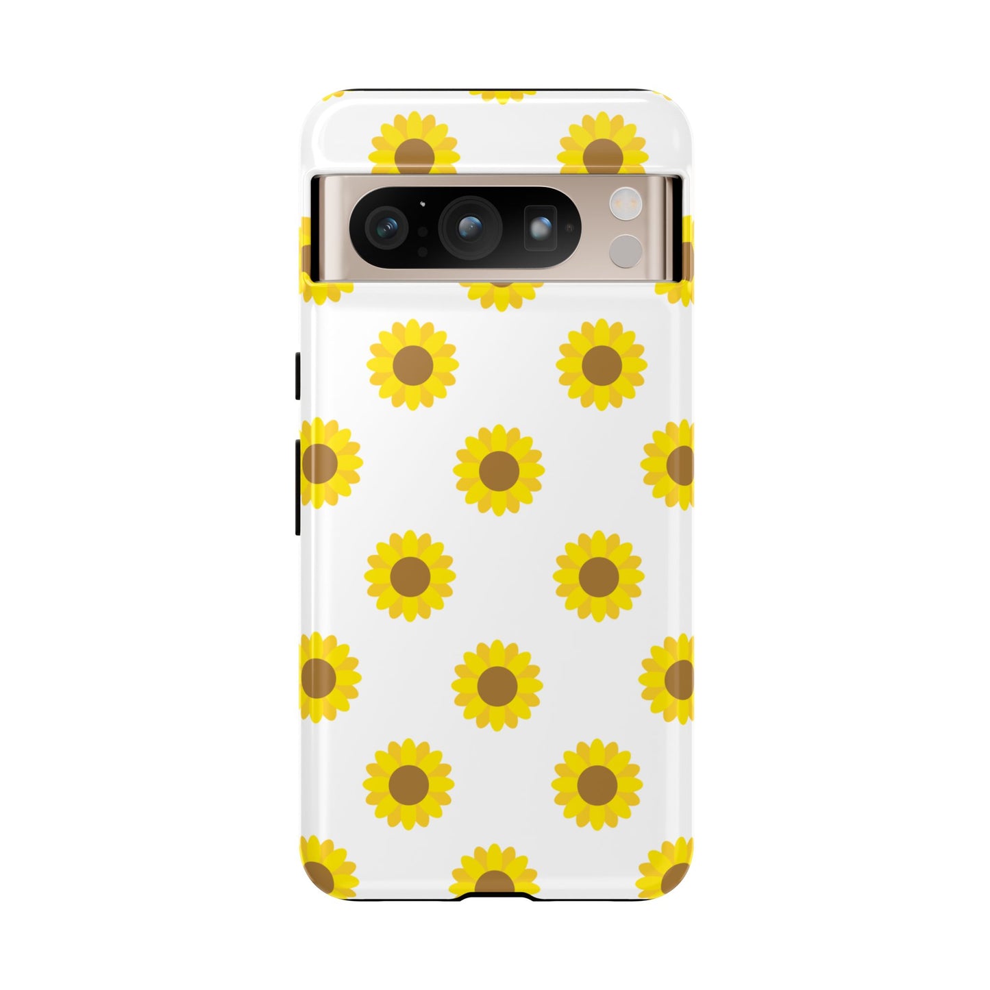 KC Kind Sunflower Phone Case in White