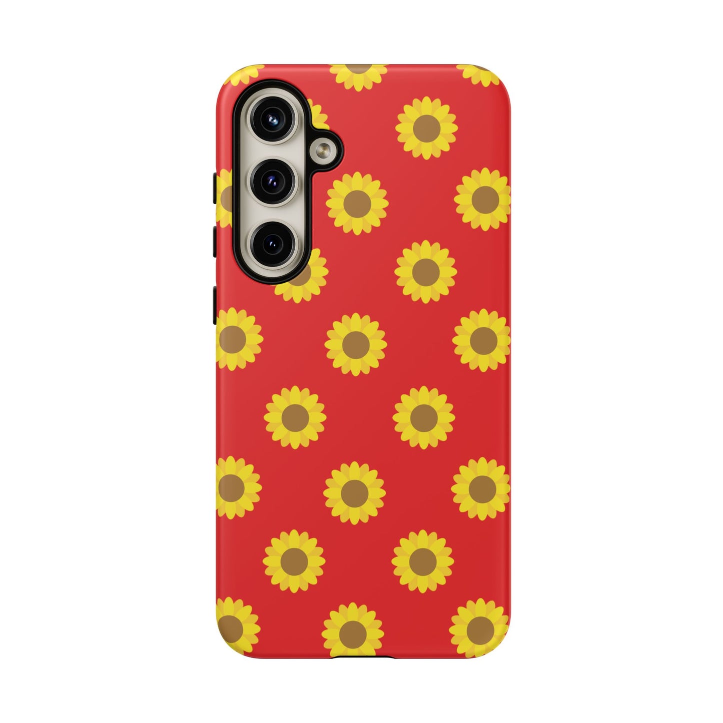 KC Kind Sunflower Phone Case in Red
