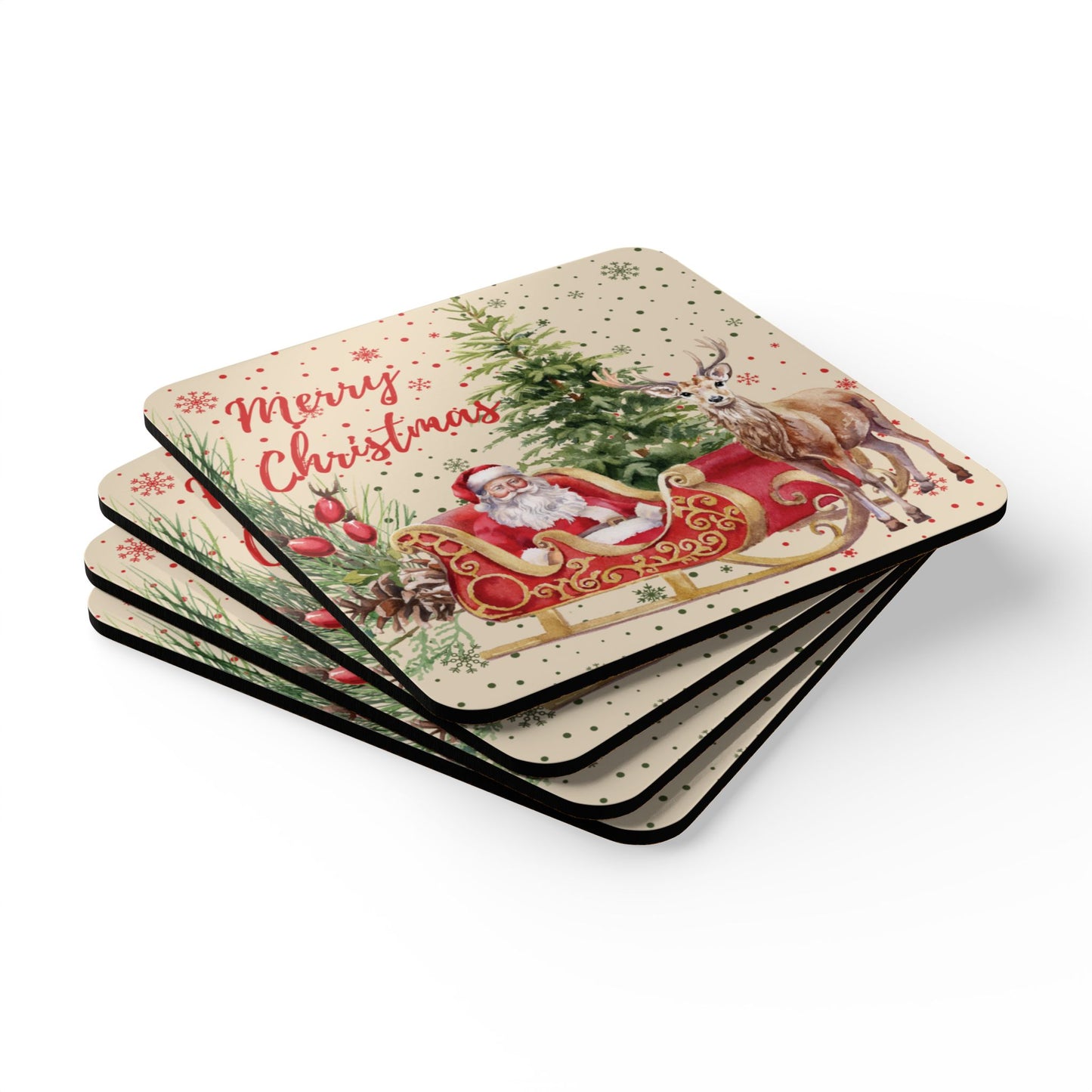 Christmas Coaster Set