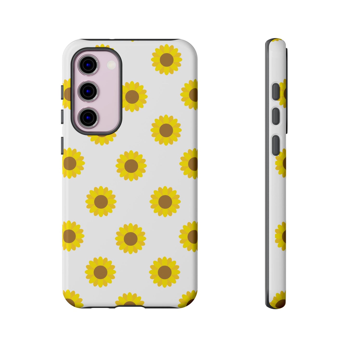 KC Kind Sunflower Phone Case in White